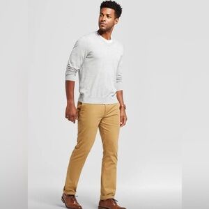 Goodfellow & Co Men's Mid Rise Relaxed Leg Athletic Chino Pants Stretch 29x30